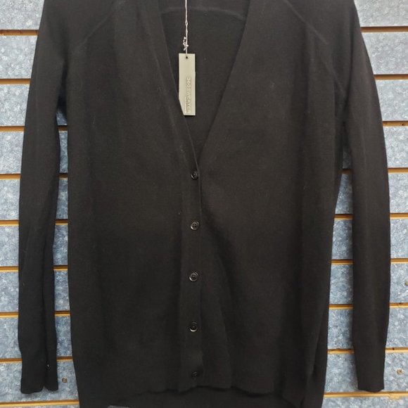 360Sweater Milan Womens Black Cardigan Sweater S